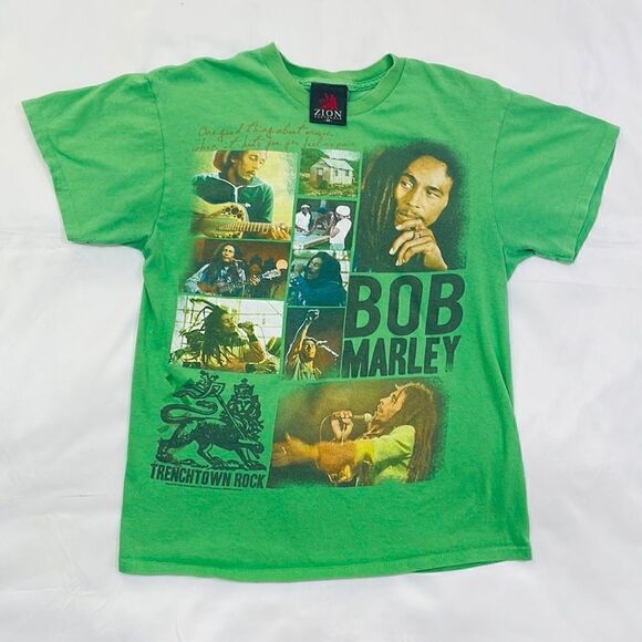 2010 Bob Marley Graphic Short Sleeve Tee - Picture 1 of 6